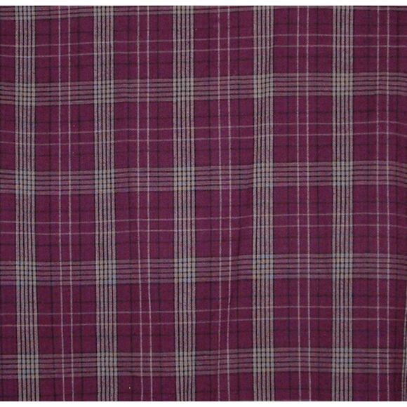 Purple Plaid Jr Sz Large Casual Wear Smocked Cotton Mini Dress PINK GIRL - Picture 5 of 5